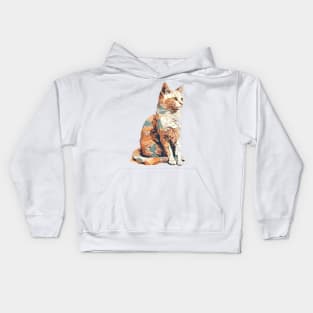 Pop Art - Cat lover - Funny Cats Kids Hoodie